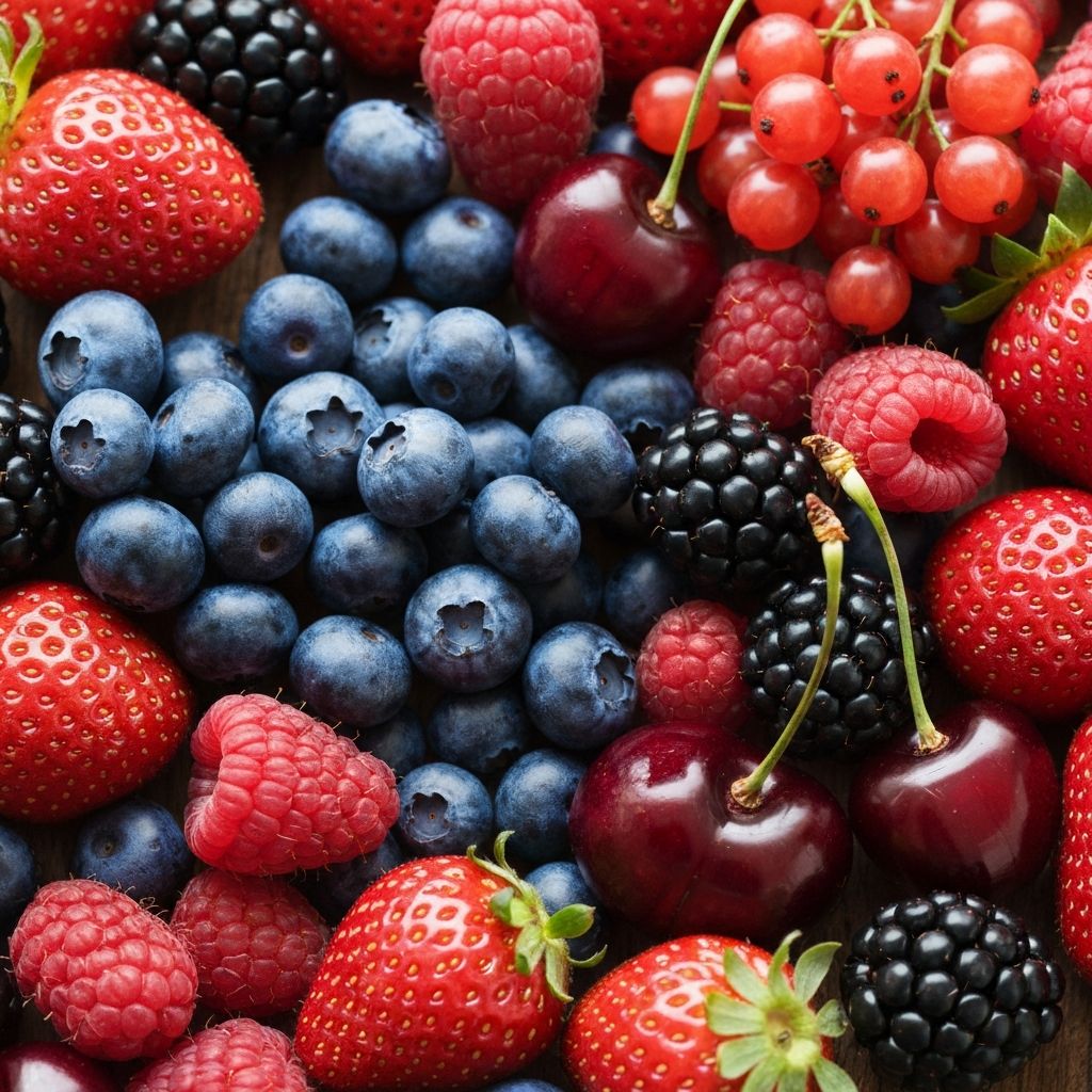 Bobule a minerály bohaté potraviny